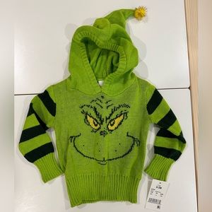 Grinch baby sweater size 0-3 months NWT